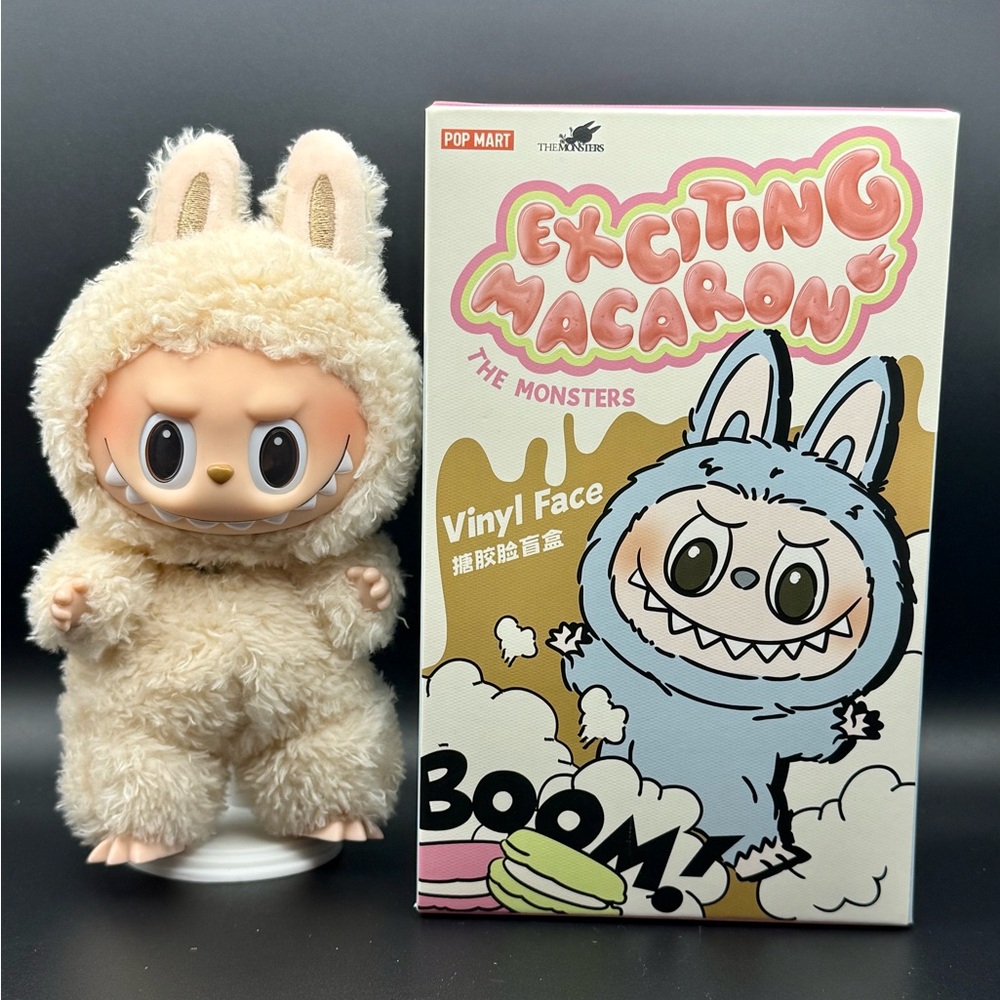[AUTHENTIC] Labubu “Soymilk” – Exciting Macaron – Plush + Bonus Gift - Picture 4 of 7